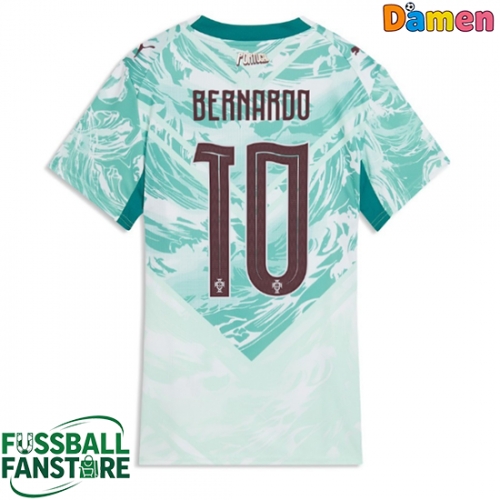 Portugal Bernardo Silva #10 Replik Auswärtstrikot Damen WM 2026 Kurzarm